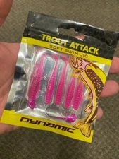 Dynamic Lures TROUT ATTACK Swim-Jig (Pink)