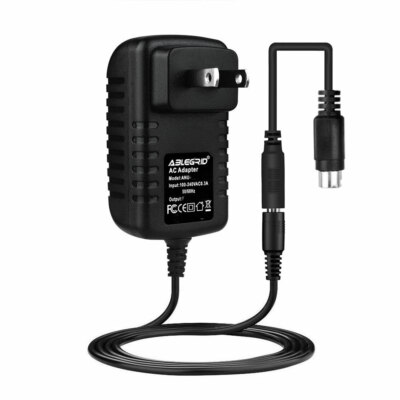 4-Pin 12V 1.5A 2A Power Supply Transformer Compatible with Hikvision TVI DVR