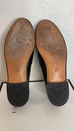 Allen Edmonds Walden 42477 Burgundy Leather Penny Loafer Dress Shoes Mens 14 D - Picture 10 of 11