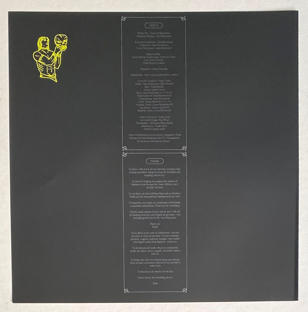 FRANK CARTER & THE RATTLESNAKES * DARK RAINBOW * LIMITED