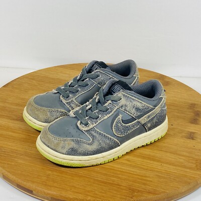 Nike Dunk Low SE TDE Halloween Cauldron Irony Grey Green Size 9C TD DQ6217-001