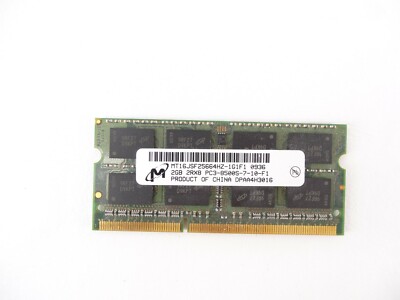 Micron 2GB PC3-8500s MT16JSF25664HZ-1G1F1 RAM Laptop Notebook Computer Memory