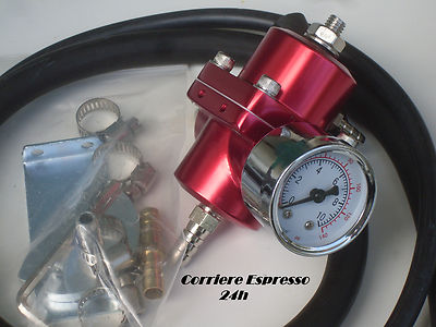 Regolatore Pressione Benzina Regolabile - Con Manometro, In Alluminio, Per Auto Sportive - Foto 7