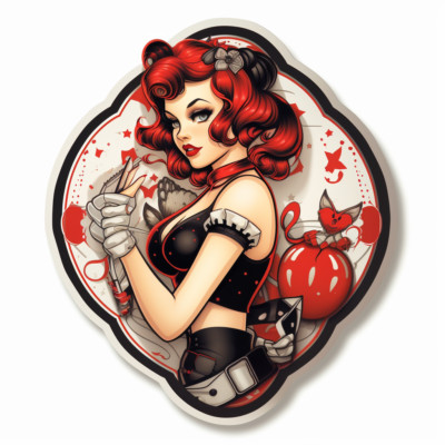 Autoaufkleber Sticker Pin Up Girl Aufkleber