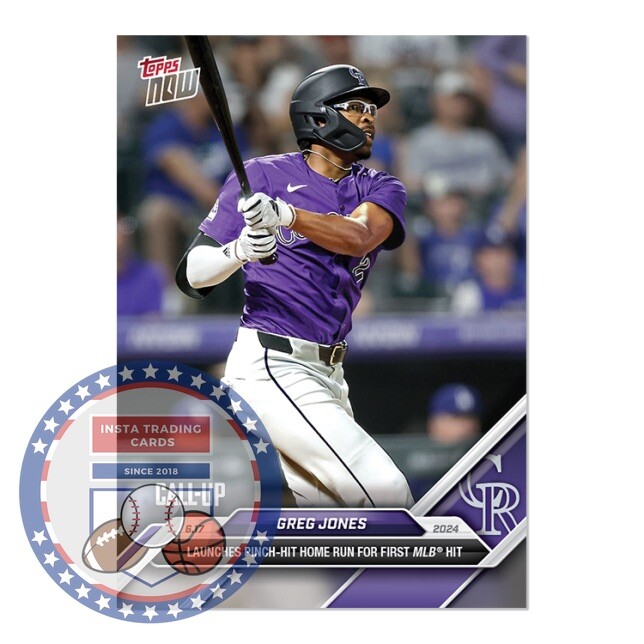 *PRESALE* Greg Jones 2024 MLB TOPPS NOW® Card 311 eBay