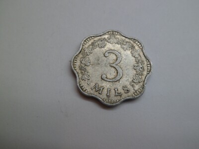 Malta 3 Mils, 1972 ## 3-3F