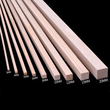 Square Wooden Bar Wood Stick Strips Thick 2 - 20mm for Model DIY Handmade Crafts