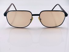 Vintage Bill Blass 801-3 Black Metal Square Sunglasses FRAMES ONLY