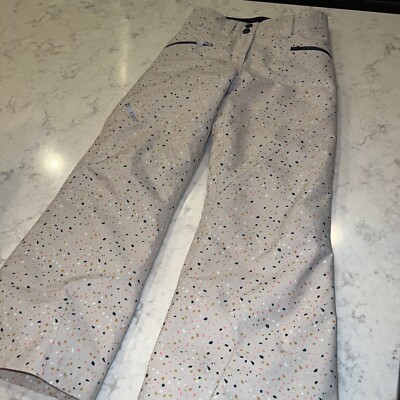 Boy Girl Unisex ski Snow pants Ziener Size 8 Youth Child adjustable