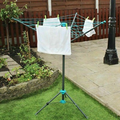 camping rotary clothes airer