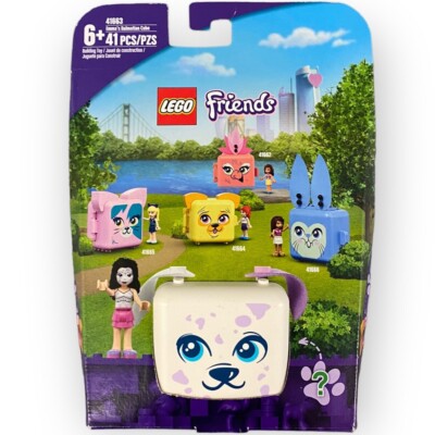 LEGO Friends Emma's Dalmatian Cube 41663 Building Kit Puppy