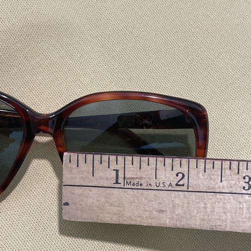 Vintage DONNA KARAN Sunglasses - Tortoise Shell Style - BAUSCH & LOMB USA 140 - Picture 20 of 22