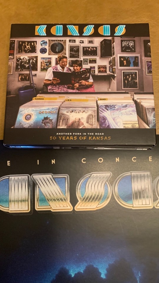 KANSAS 50 Anniversary Tote Bag, CD, Drum Head, poster, travel mug