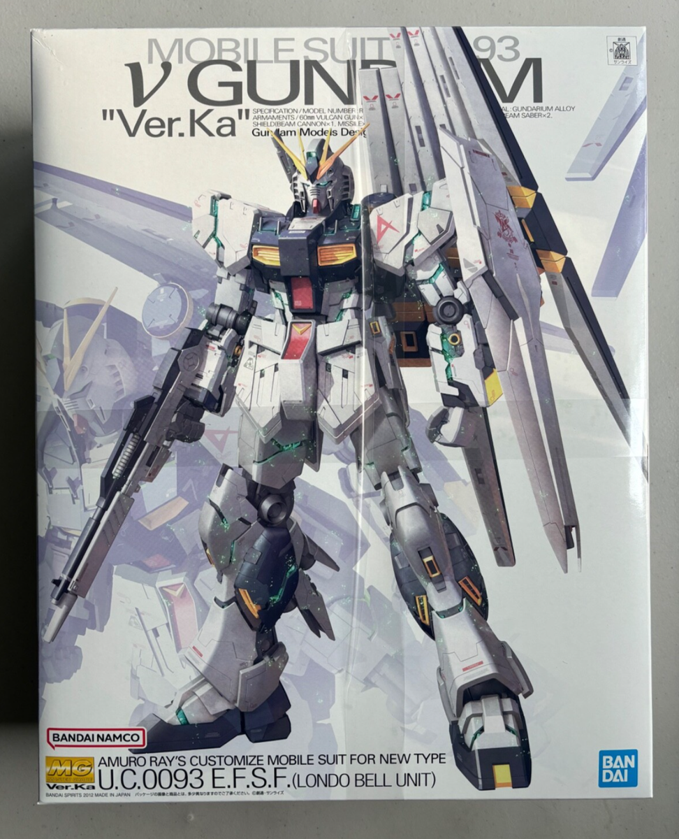 Bandai MG Gundam Ver.Ka U.C.0093 Mobile Suit Model Kit New