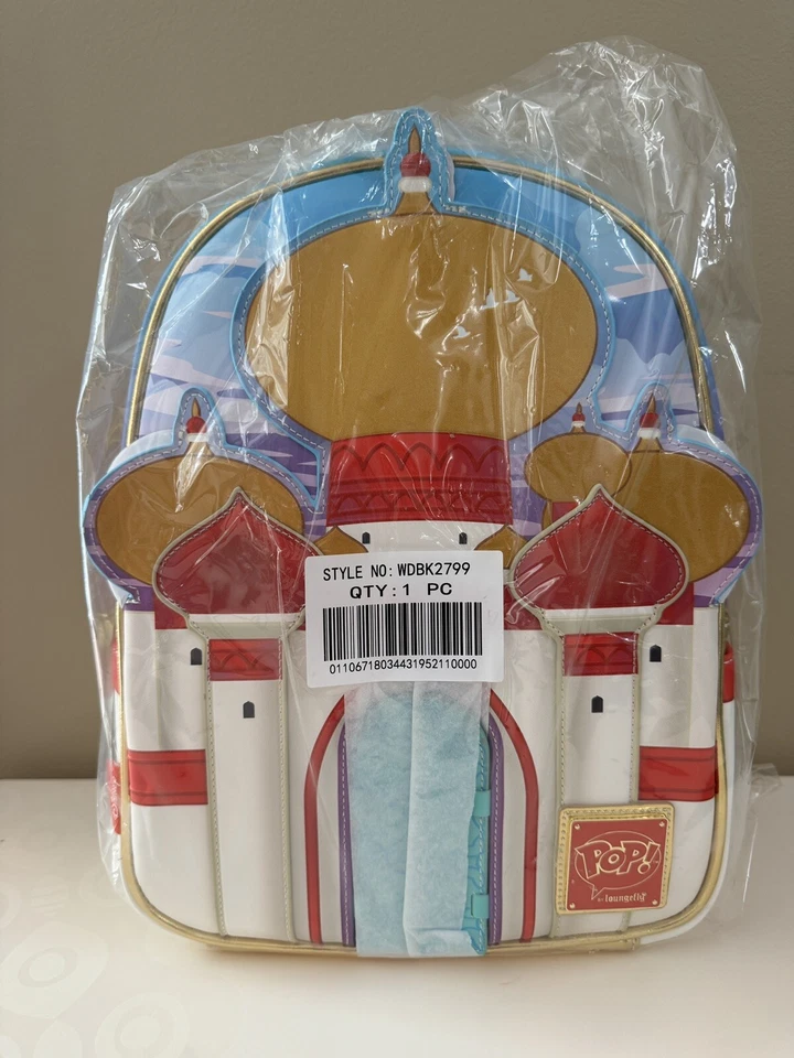 Mini Mochila Aladdin 30 Aniversario Palacio Edición Limitada Loungefly Foto 4 de 4