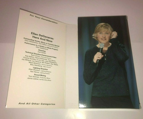 Ellen DeGeneres Here and Now HBO promo VHS Video Tape FYC Emmy Awards Promotion - Picture 2 of 4