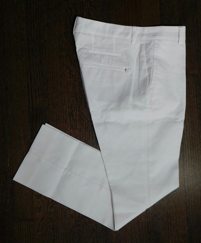 SPORTMAX Women's Ivory Flat Front Pant Sz 8