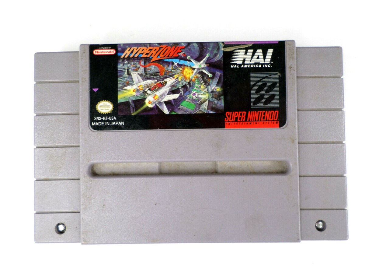 Hyperzone Hyper Zone SNES (Cleaned Tested) AUTHENTIC Super