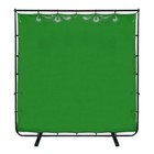 Viz-Pro 1 Panel Welding Curtain Welding Screen With Frame 6' x 6' Retardant Viny