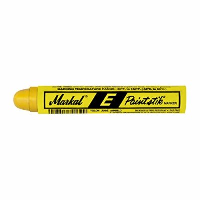Markal 88621 E Paintstik Solid Paint Marker, Yellow (Pack of 12)
