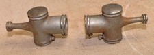 2 antique bar back right angle 1" pipe finale collectible victorian decoration