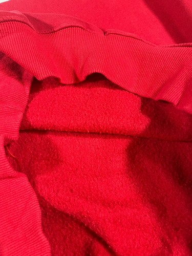 Pull Aape Col Rond Crewneck Rouge XL Y2K Coton Logo Aape Universe Vintage - Picture 11 of 12