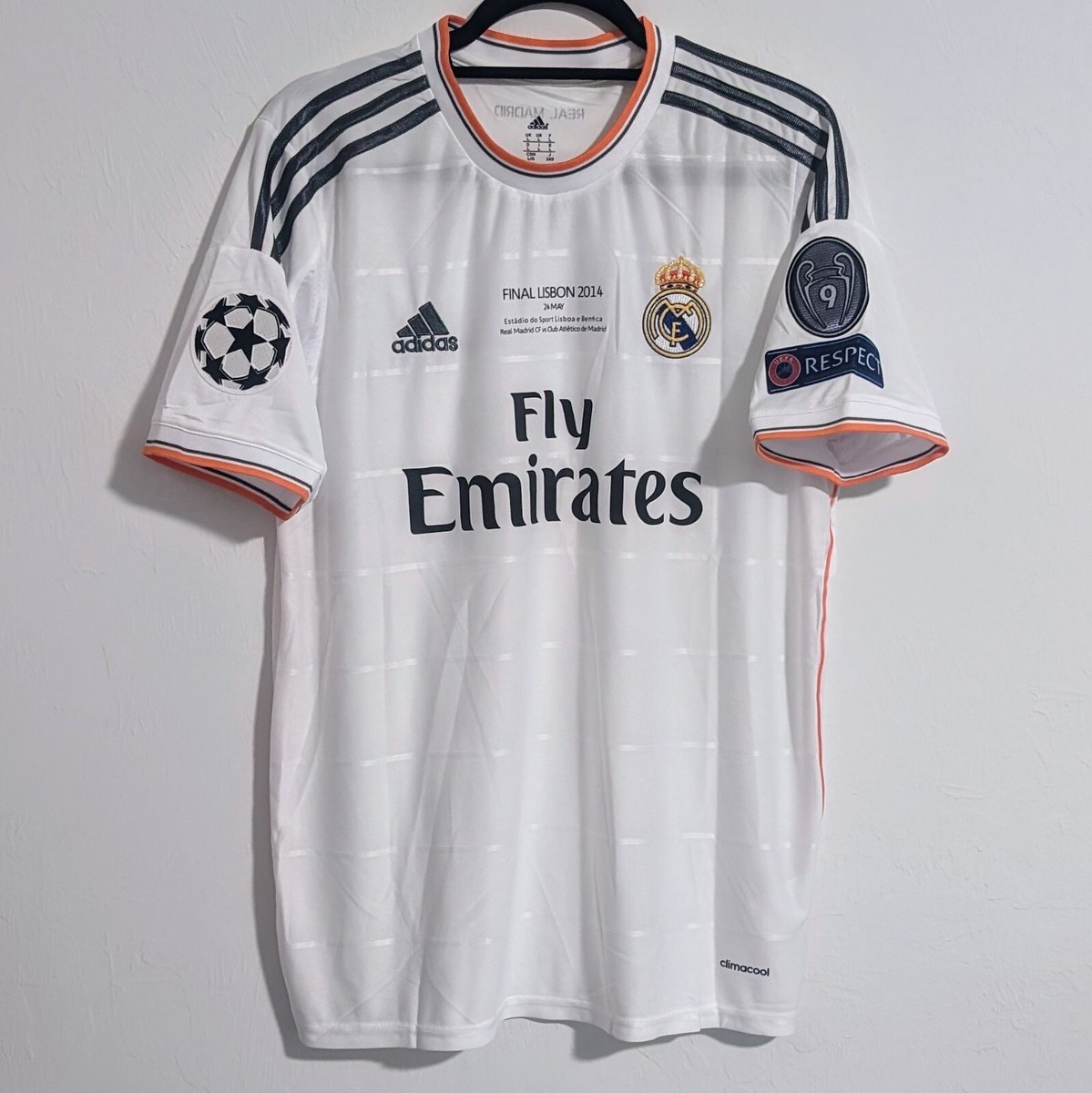 ※レアレアルマドリード・2014製ＣＬジャージ 送関込☆adidas Originals x レアルマドリード☆トラックトップ