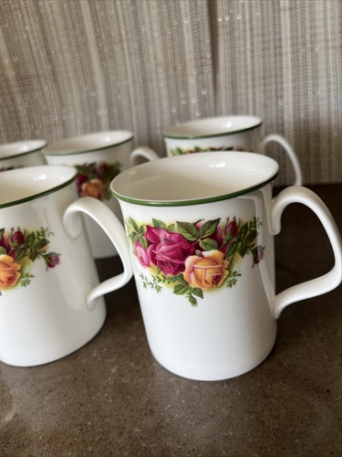Tazze Royal Albert Old Country Roses, set di 6. NUOVO SENZA ETICHETTA - Foto 5 di 9