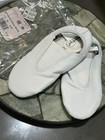 Revolution Dancewear White Leather Non Skid Acro Shoes #172 Size 2M — photo 1