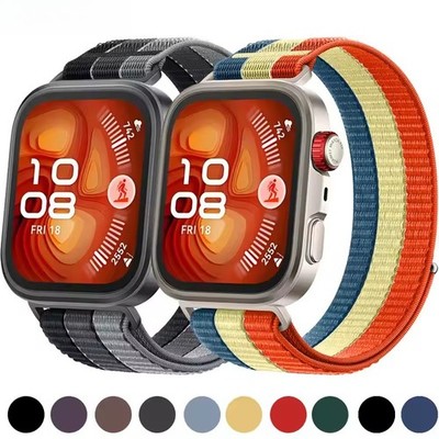 Nylon Sports Gradient Bracelet Band Strap For Huawei Watch Fit Pro 5 4/Fit 5 4 3