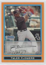 2009 Bowman Chrome Prospects Orange Refractor 3/25 Tyler Flowers #BCP23 1j6