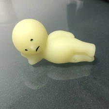 SMISKI Glowing Green Light-up Figure, Slightly Chubby, Used, Japan