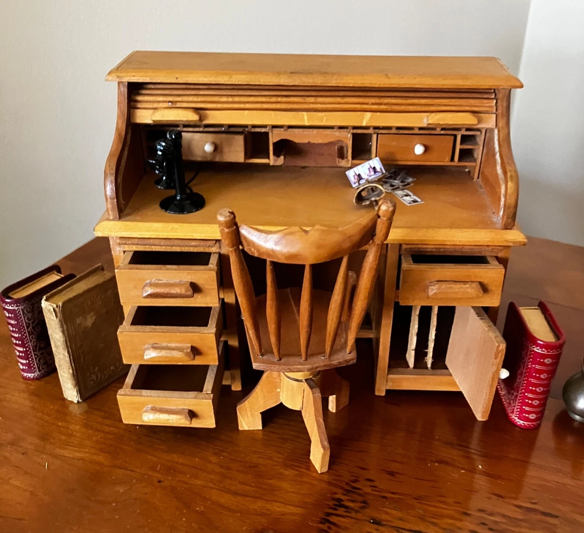 Antique Roll Top Desk for sale | eBay