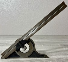 Vintage Combination Rule Set w/ Protractor Right Angle Head & 12" Ruler. Germany