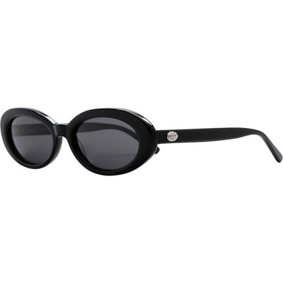 Crap Eyewear The Sweet Leaf Polarized Sunglasses Black Bio/Polarized Grey, Narro