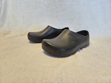 Birkenstock Slip On Black Unisex Clogs - Women Size 11 Men size 9