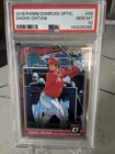 2018 Panini Donruss Optic - Rated Rookie Shohei Ohtani #56 Batting (RC) PSA 10