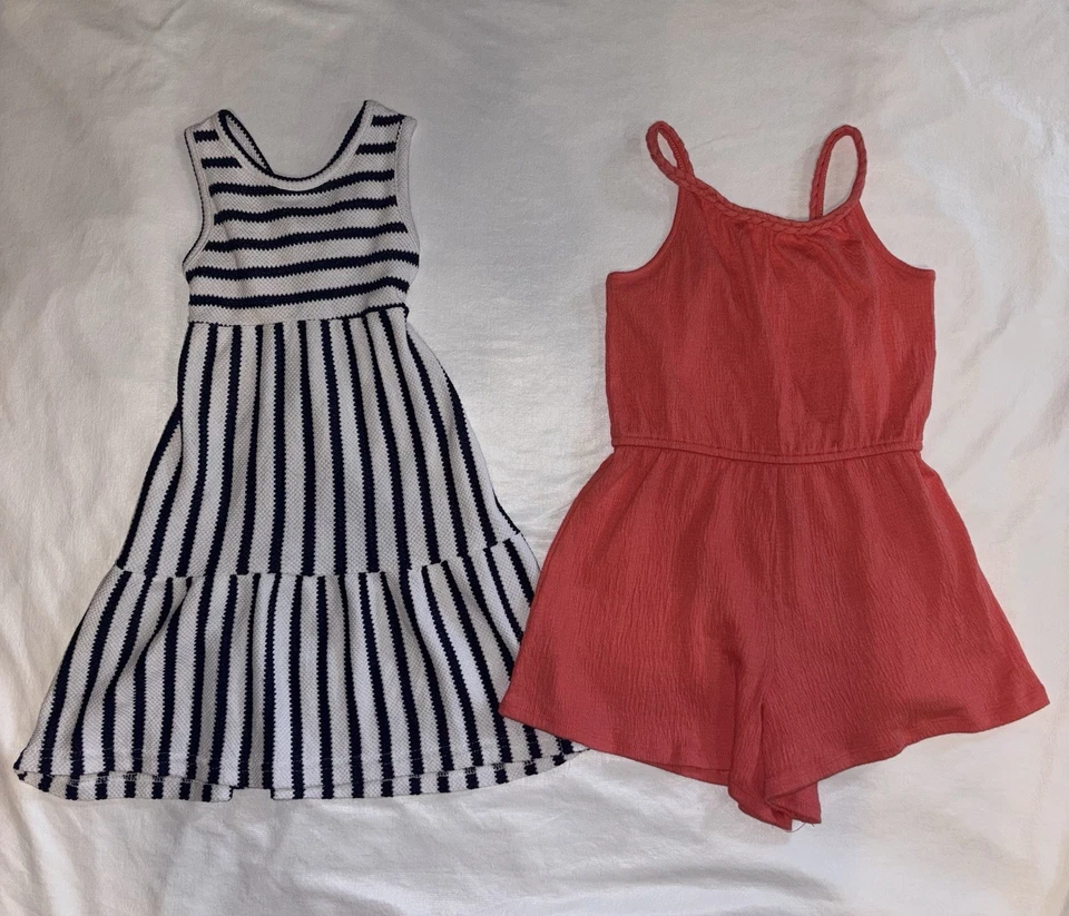 Niñas Talla 5 PRINCESA DISNEY Lote 34 Piezas VESTIDOS SKORTS TOPS MAMELUCO Ropa Foto 3 de 4