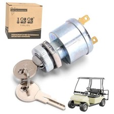 Golf Cart Starter Ignition Key Switch for EZGO Electric Golf Cart 17421G1, 2