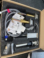 Gaga Life Waterfall Bathroom Faucet Brushed Stainless 8  Pro 3 Hole NIB