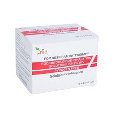 VED Hypertone Inhalation Salt Solution 3 Sodium Chloride NaCl , 25 x 4.0ml Sin