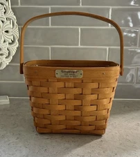 1995 Longaberger Dresden Basket *Signed by Judy, Wendy, Ginny*