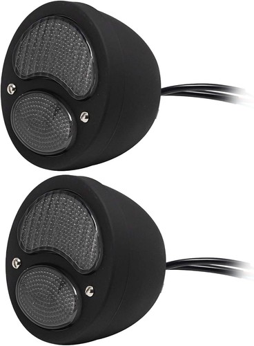 Vintage LED Tail Lights For Motorcycle Truck Classic Cars, Matte Black - Picture 8 of 9