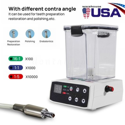 Dental Brushless LED Electric Motor Water Tank fit E type 1:5 1:1 LED Handpiece