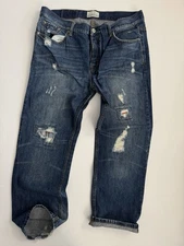 Aeropostale Driggs Straight Leg Bootcut Youth Jeans Size 36/30 Distressed