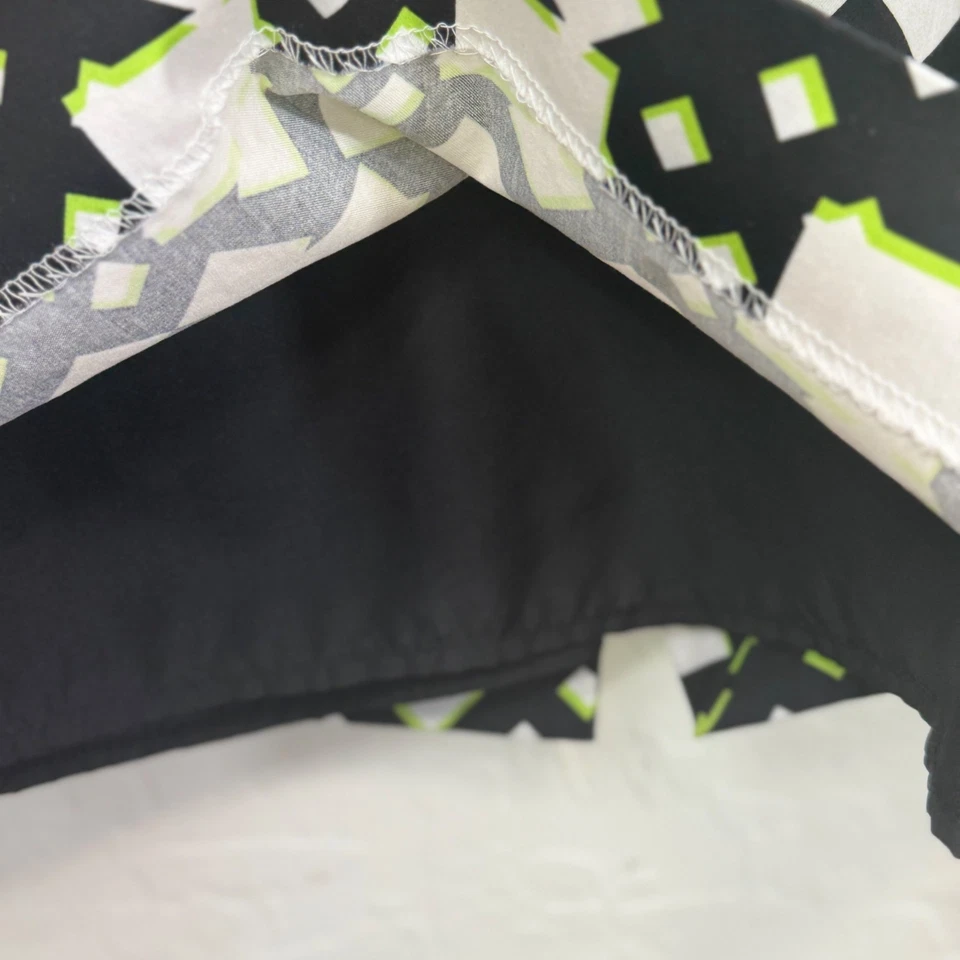 Saia lápis multicolorida feminina Peter Pilotto Target tamanho 8 mistura de algodão - Imagem 4 de 4