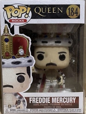 Funko Pop! Vinyl: Freddie Mercury #184 w/ soft protective case