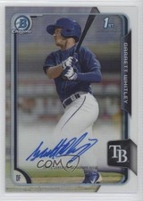 2015 Bowman Draft Chrome Pick Refractor Garrett Whitley #BCA-GW Auto 2m4