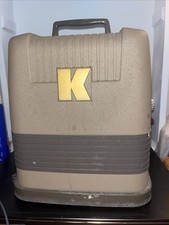 Vintage Keystone K-100G 8mm Film Projector w/ Cover and Reel - TESTED WORKS