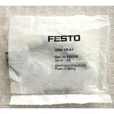 10pc New Festo QSM-1/8-4-I 153316 Fittings QSM-1/8-4-I Free shipping